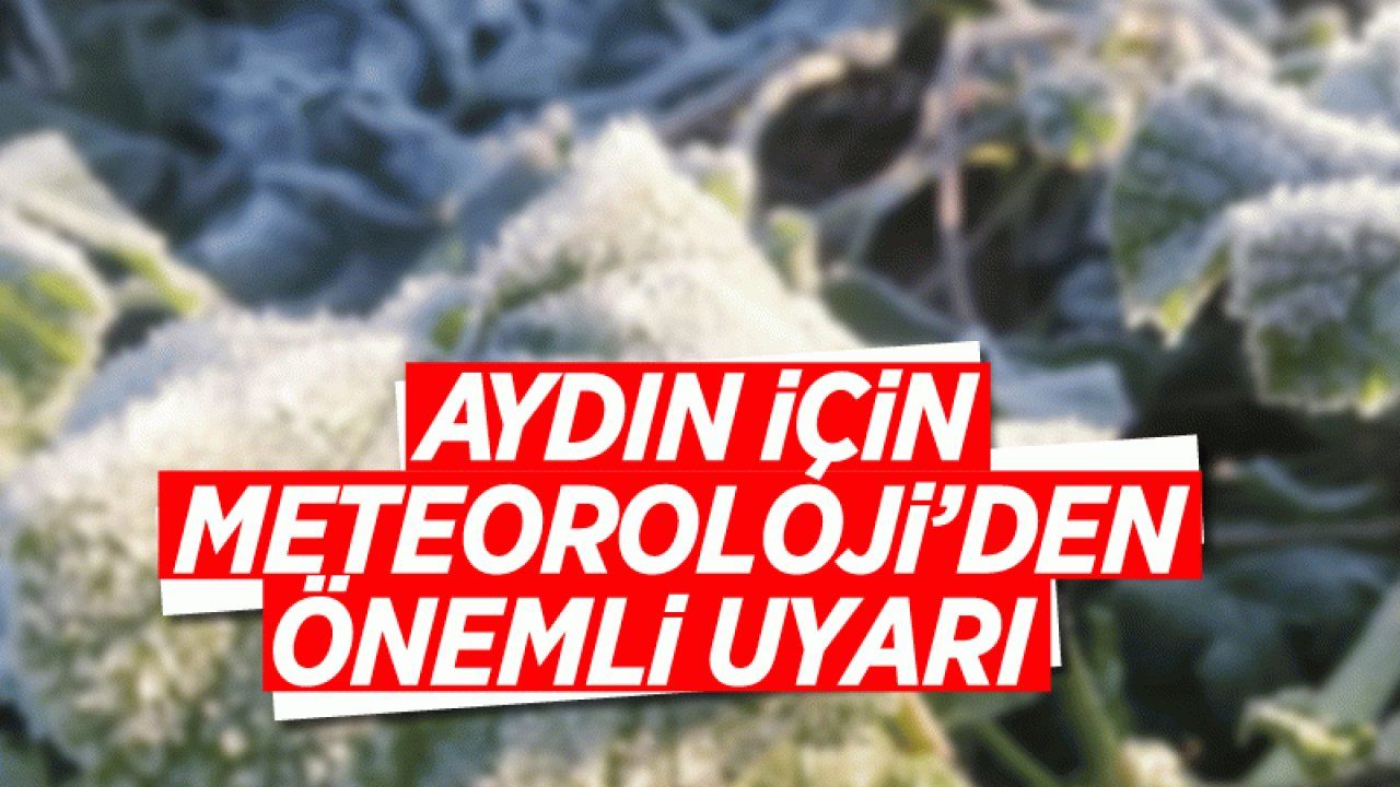 Ayd N I In Meteoroloji Den Nemli Uyar Ayd N Ses Gazetesi En