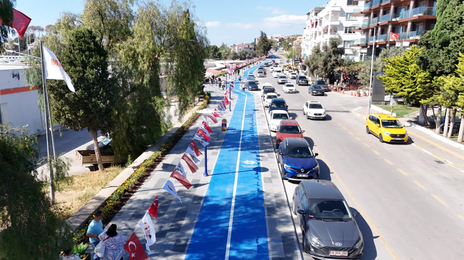 Büyükşehir den Kuşadası na bisiklet ve yürüyüş yolu Aydın Ses