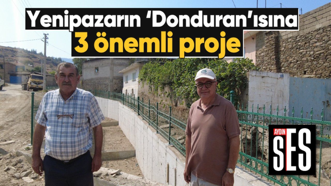 Yenipazar'ın 'Donduran'ısına 3 önemli proje