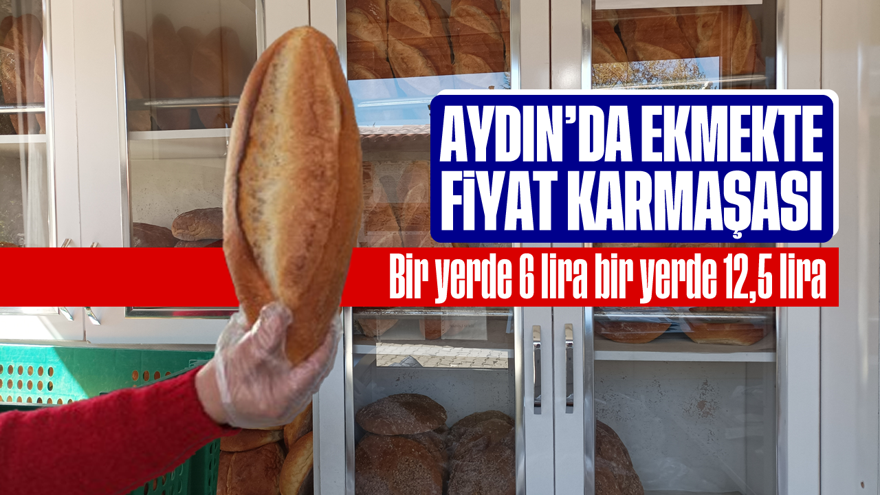 Aydın'da ekmekte fiyat karmaşası: Bir yerde 6 lira bir yerde 12,5 lira