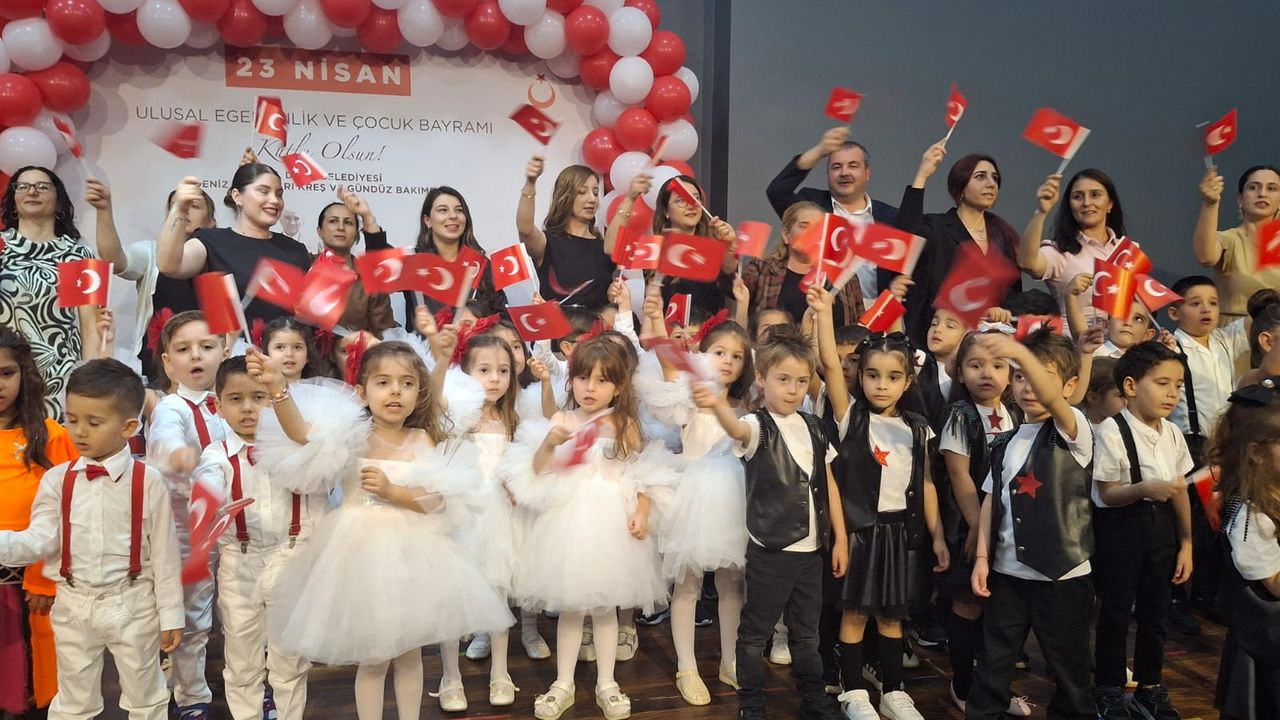 Didim Belediyesi kreşi 23 Nisan’ı kutladı