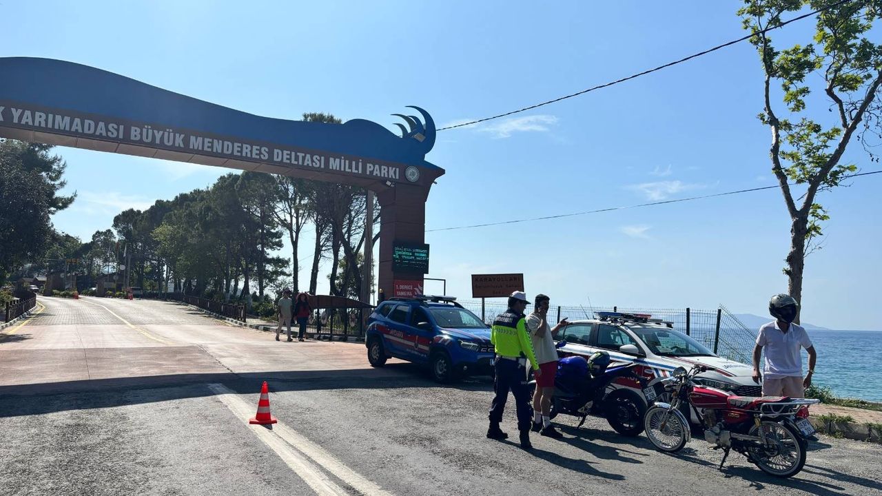Kuşadası’nda sıkı motosiklet denetimi