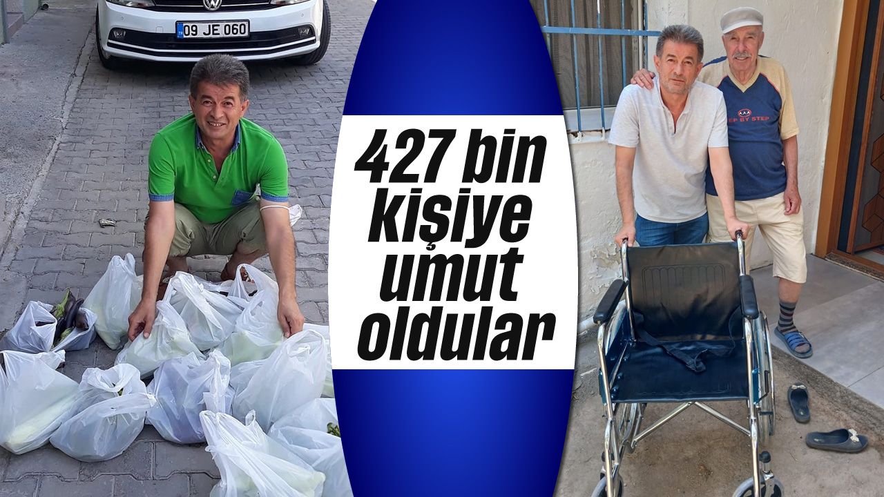 427 bin kişiye umut oldular