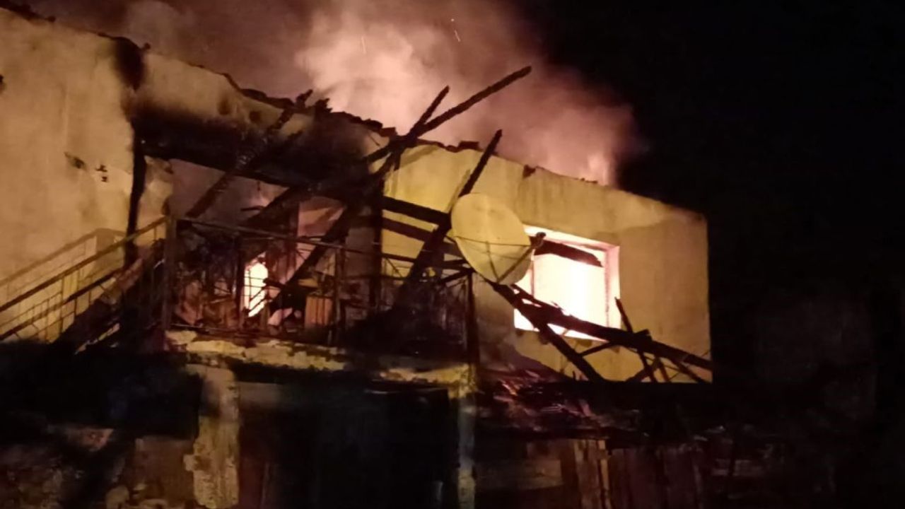 Geceyi alevler aydınlattı: Korkulan olmadı