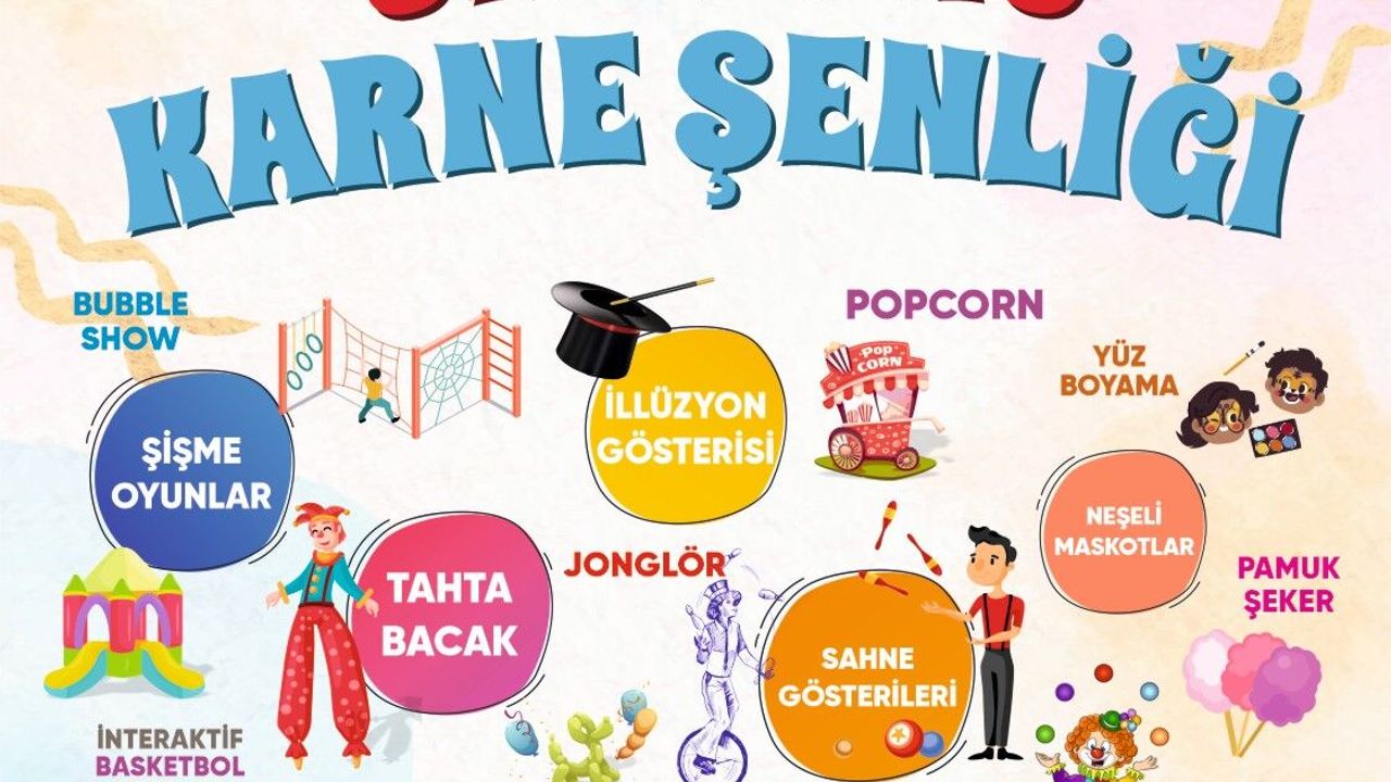 Aydın’da yıl sonu karne şenliği başlıyor