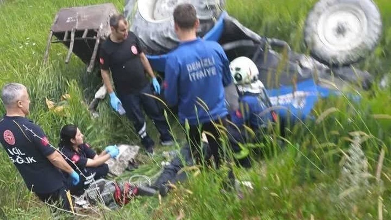 Traktör kazasında 1 kişi hayatını kaybetti