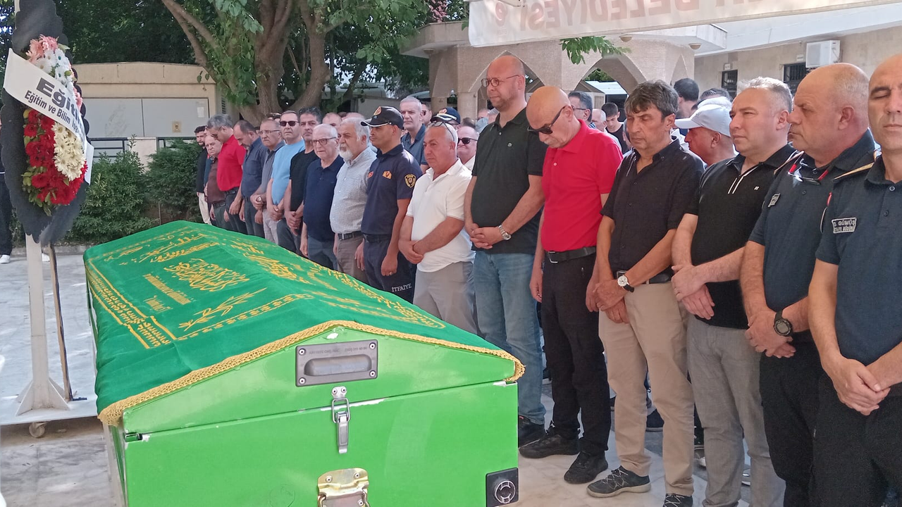 Germencik İtfaiye Müdürü Furan, son yolculuğuna uğ