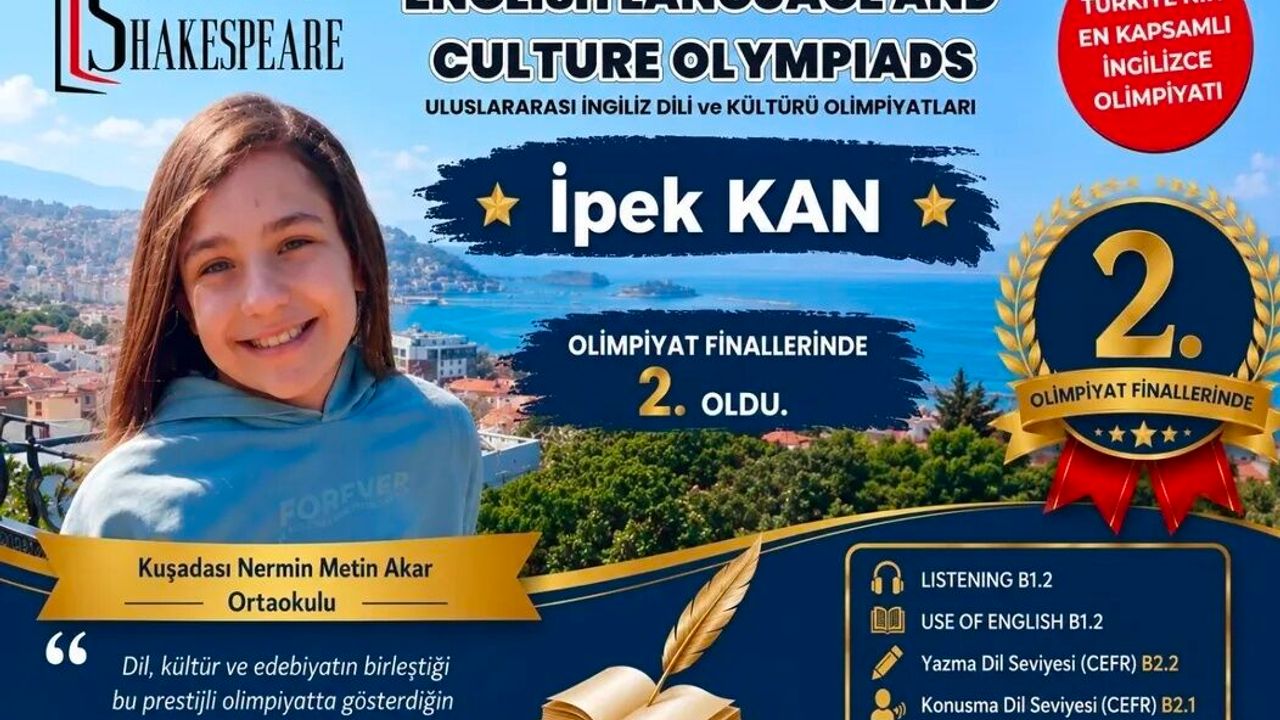Kuşadalı 'İpek Kan' Amerika'da gururumuz oldu