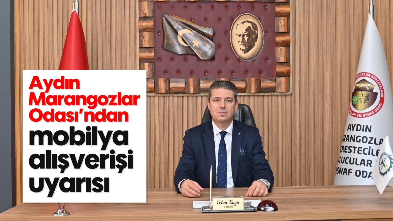 Aydın Marangozlar Odası'ndan mobilya alışverişi uyarısı