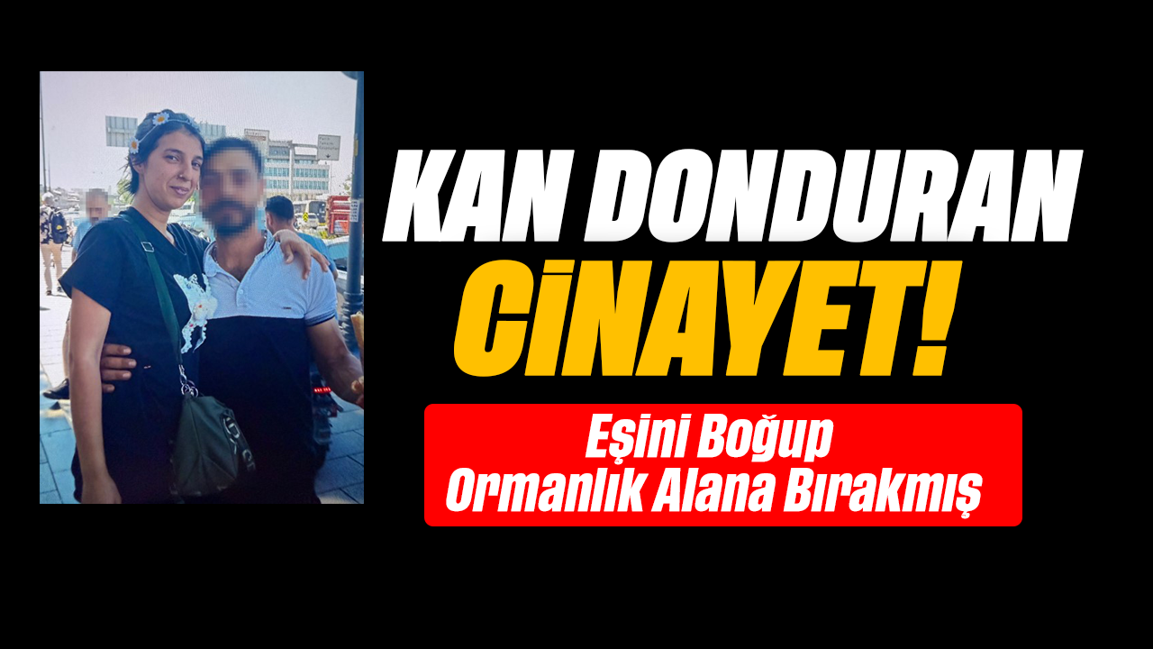 Kan Donduran Cinayet : Eşini Boğup Ormanlık Alana Bırakmış