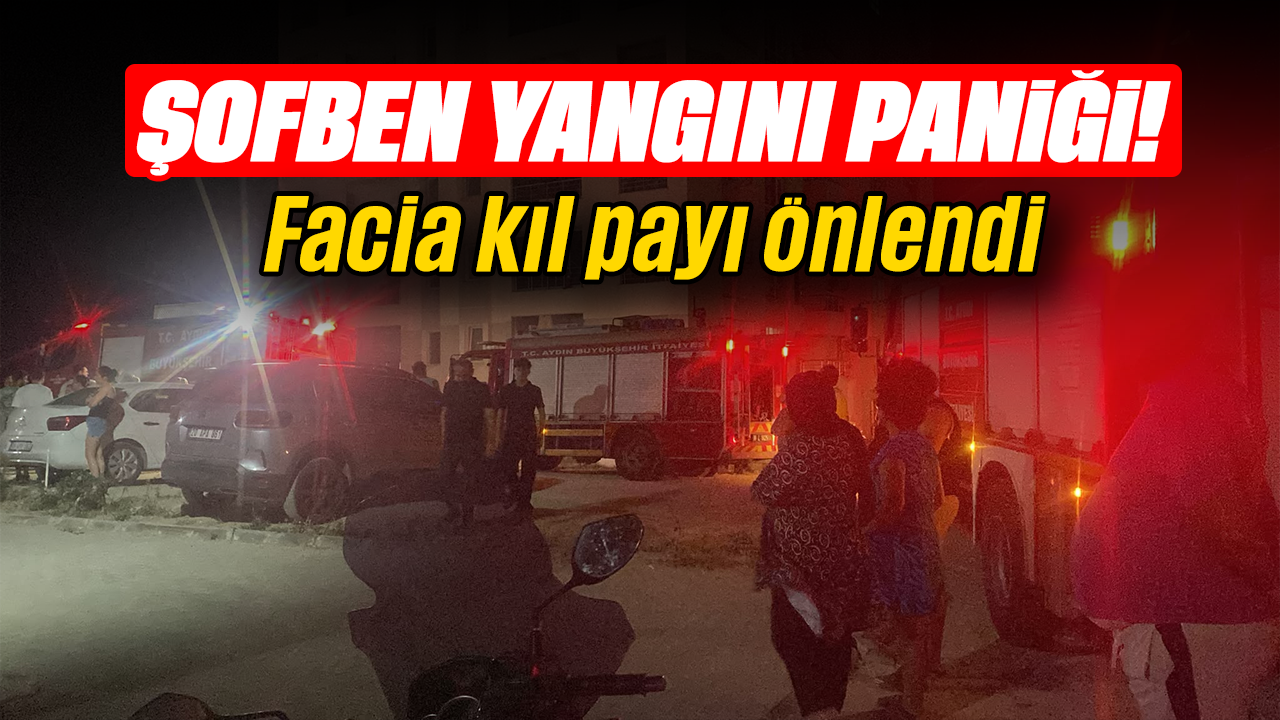 Şofben yangını paniği: Facia kıl payı önlendi
