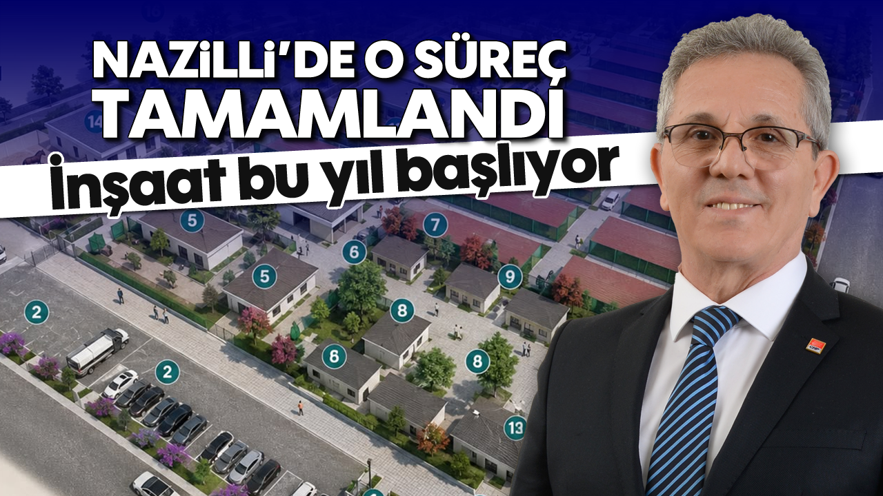 Nazilli'de Pati Köy Projesi'nde süreç tamamlandı, inşaat bu yıl başlıyor