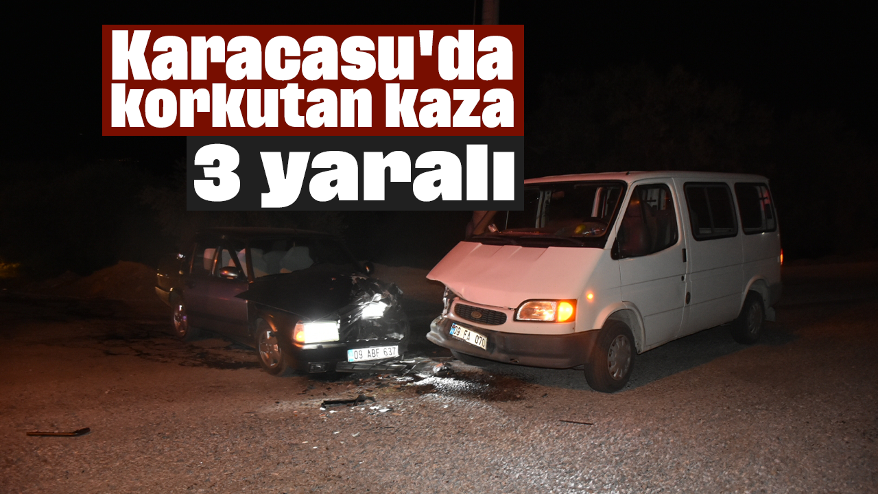Karacasu'da korkutan kaza: 3 yaralı