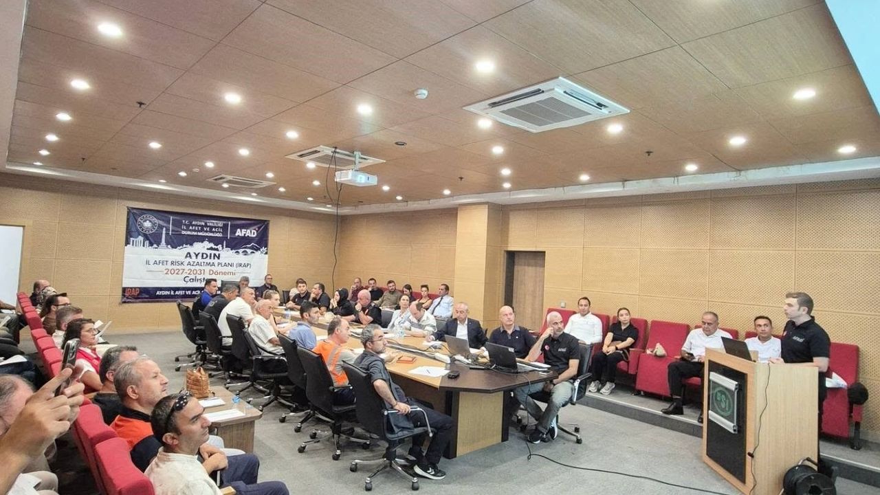 Aydın AFAD koordinasyonunda deprem çalıştayı yapıldı