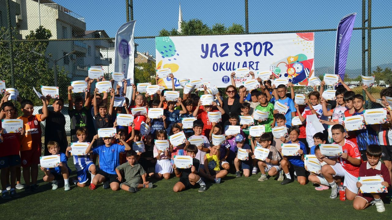 Didim Belediyesi'nin yaz spor okullarının kapanışı yapıldı