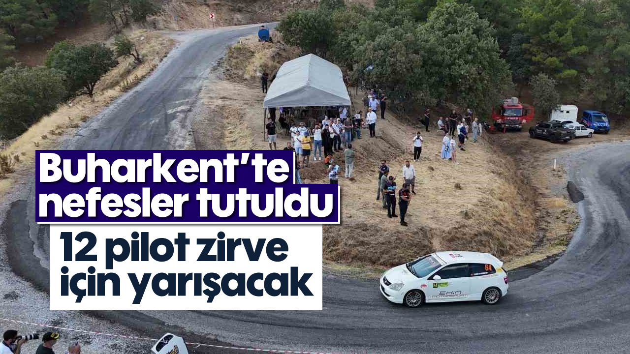 Buharkent’te nefesler tutuldu: 12 pilot zirve için yarışacak