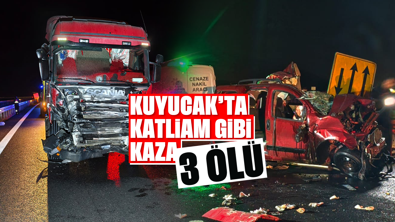 Kuyucak'ta katliam gibi kaza; 3 ölü