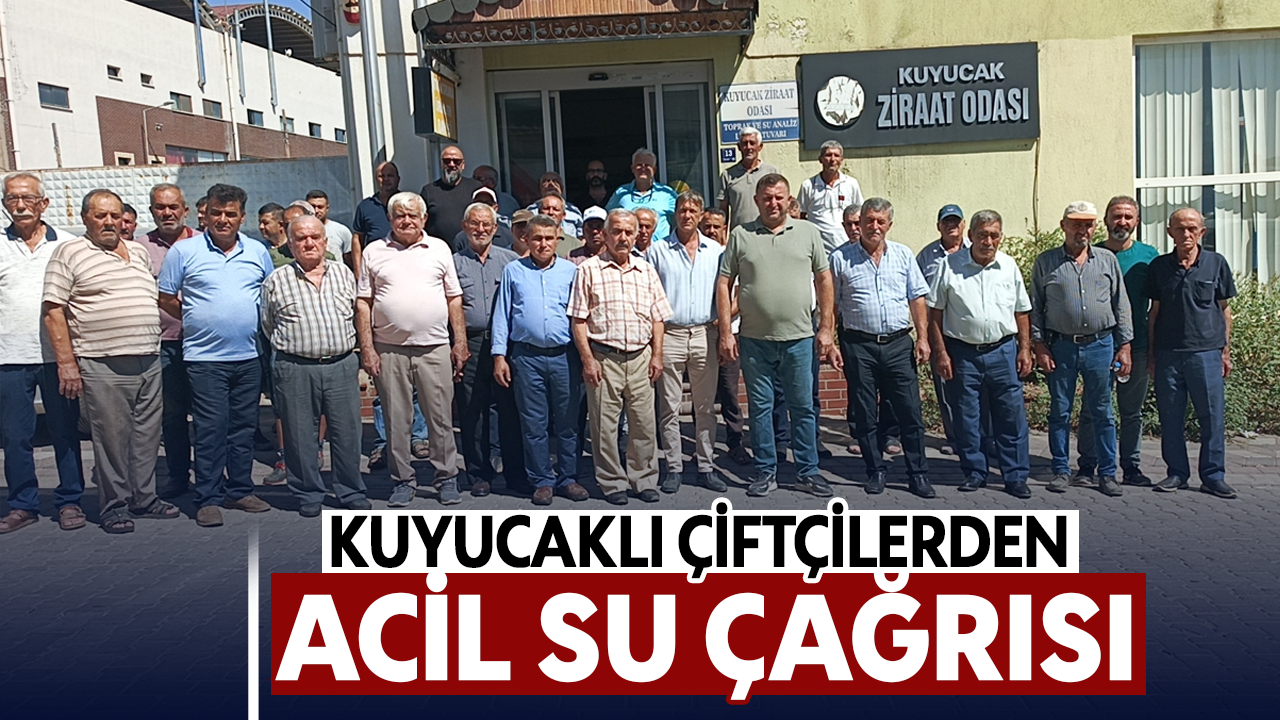 Kuyucaklı çiftçilerden acil su çağrısı