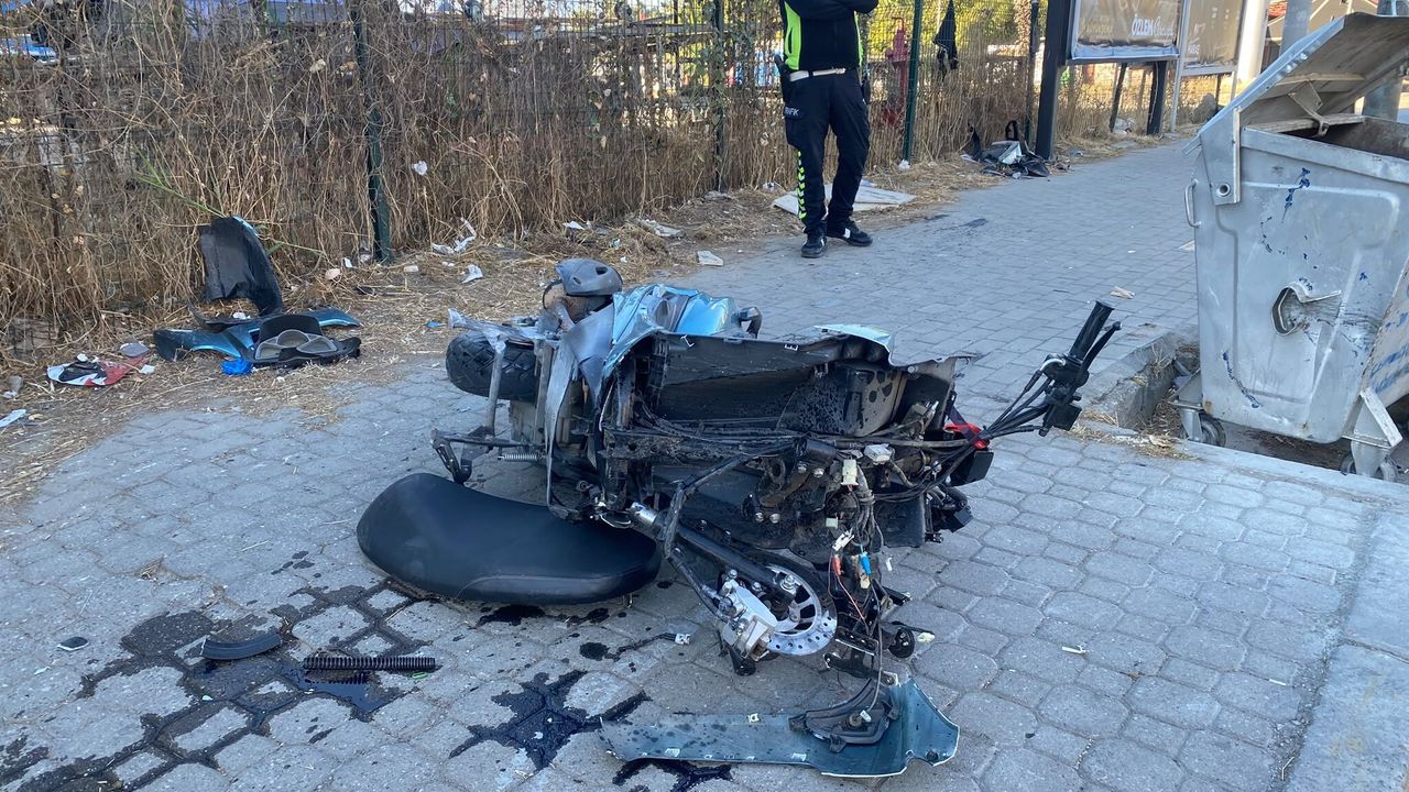 Nazilli güne kazayla uyandı! Kırmızı ışıkta geçti ölümden döndü