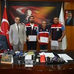 Aydın’da kahramanlara teşekkür belgesi