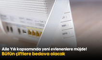 Aile Yılı kapsamında yeni evlenenlere müjde! Bütün çiftlere bedava olacak