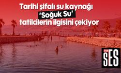 Tarihi şifalı su kaynağı ‘Soğuk Su’, tatilcilerin ilgisini çekiyor