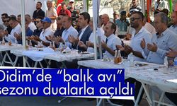Didim’de “balık avı” sezonu dualarla açıldı