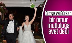 Simge ve Gürkan, bir ömür mutluluğa evet dedi