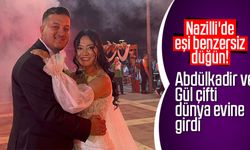 Abdülkadir ve Gül çifti dünya evine girdi