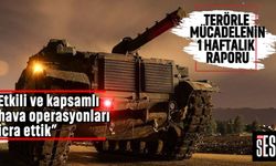 Terörle mücadelenin 1 haftalık raporu paylaşıldı