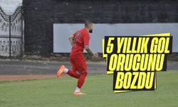 5 yıllık gol orucunu bozdu