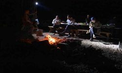 Karacasu’da turizm derneği ilk kamp ateşini yaktı