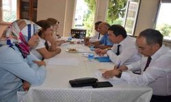 Okullarda çalışmak için ter döktüler