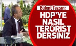 Bülent Tezcan'dan HDP açıklaması
