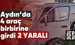 Aydın'da kaza; 2 yaralı