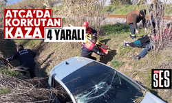 Atça'da kaza; 4 yaralı