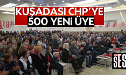 Kuşadası CHP'den üye şov