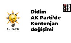 Didim AK Partide Kontenjan değişimi