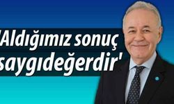 'Aldığımız sonuç saygıdeğerdir'