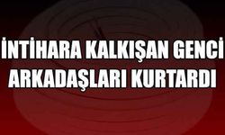 İntihara kalkışan genci, arkadaşları kurtardı