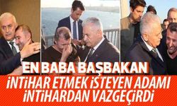 Köprüdeki intihar teşebbüsünü Binali Yıldırım önledi