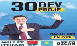 İYİ Partili Özcan “30 Dev Proje” ile vaatlerini açıkladı