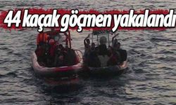 Davutlar’da 44 kaçak göçmen ve 1 insan kaçakçısı yakalandı