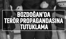 Bozdoğan'da terör propagandasına tutuklama