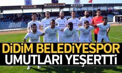 Didim Belediyespor umutları yeşertti