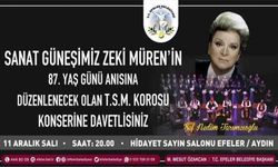 Zeki Müren Efeler'de anılacak
