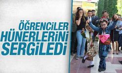 Öğrenciler hünerlerini sergiledi