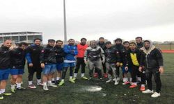 Didimspor antrenörüne Brezilya usulü kutlama