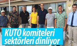 KUTO komiteleri sektörleri dinliyor