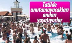 Tatilde unutamayacakları anıları yaşatıyorlar